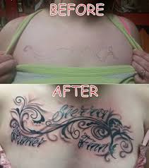 Beforeandafter Rework Names Filigree Chest Tattoo Nooutlines Coverup Studio13tattoomg Tattoos Jesus Fish Tattoo Fish Tattoos