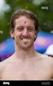 Paris, France. 17th June, 2023. Gary Hunt (FRA) during the Red Bull Cliff  Diving Paris 2023, Red Bull Cliff Diving World Series