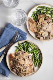 Instant Pot Pork Chops With Mushroom Sauce Dairy Free Low Carb Option