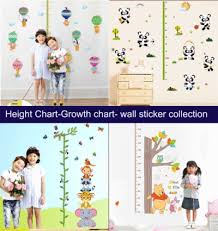 Height Chart Growth Chart Wall Sticker Style Inspiration To Your Childs Room 1 2days Delivery