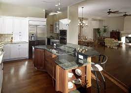 2 Tiered Kitchen Island Two Tier Island Bar Kitchen Design Open Kitchen Design Open Floor Plan Kitchen