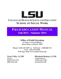Malpractice insurance is a type of professional liability insurance purchased by healthcare professionals. Field Manual Lsu School Of Social Work Louisiana State University