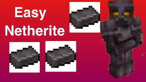 If you want to make netherite ingots, you have to equip your diamond pickaxe first. How To Get Netherite Ingot Easy In Bedrock Edition Youtube