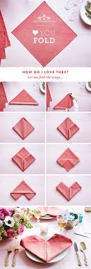 The pinwheel is fun way to fold your napkins especially for children's parties. Your Step By Step Guide To A Heart Napkin Fold
