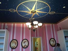 Peter Pan Nursery Playroom Mural Ceiling Baby Girl Nursery Room Ideas Diy Peter Pan Nursery Girl Nursery Room