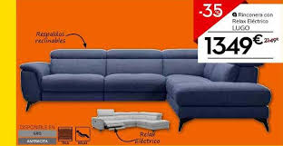 Oferta 35 Rinconera Con Relax Electrico Lugo En Conforama