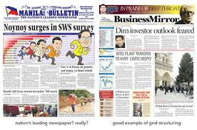 One Design Ph A Philippine Design Blog Philippine Newspaper Design Make It Easy And Interesting To Read