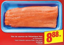 15 cl de crème fraîche allégée (5/8 tasse). Filet De Saumon De L Atlantique Frais Du 24 Au 30 Octobre 2019