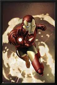 Lamina Framed Poster Iron Man No 4 Cover Iron Man By Adi Granov 38x26in Iron Man Art Iron Man Iron Man Story