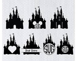 Disney Castle Svg Bundle Disney Castle Clipart Castle Svg Png Princess Clipart Disney Castle Silhouette Castle Silhouette Disney Castle