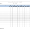 The following cleaning checklists and templates are for personal for example, wednesday is our kitchen cleaning day, but some things only need to be cleaned once a month house cleaning checklist. 1
