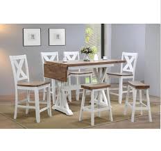 The only time anyone ever sat there was for overflow for a kid or two during holiday. X Style Counter Height Drop Leaf Table Bar Stool Set
