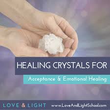 How healing crystals are used in design crystal decor trend. Healing Crystals For Acceptance And Emotional Healing