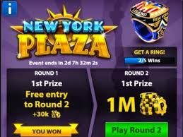 Способ накрутки монет с гостей. 8 Ball Pool New York Plaza Tournament Limited Edition Can I Get The Ring Youtube