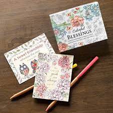 30 stress relieving bible quotes that will bless your soul (perforated). Colorful Blessings Coloring Cards