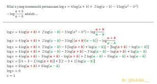 We did not find results for: Soal Dan Pembahasan Persamaan Logaritma 1 5 Istana Mengajar