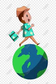 Globe Travel Cartoon Character Illustration Png Image Picture Free Download 611302034 Lovepik Com Happy kid boy riding a plane vector. globe travel cartoon character