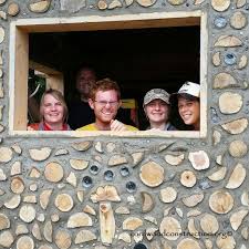 Cordwood Sauna at Kinstone finished and ready for some heat