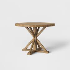 42 Litchfield Round Dining Table Light Brown Threshold Dining Table Lighting Round Dining Table Dining Table