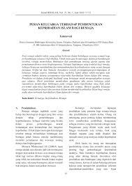 Selain keluarga, masyarakat juga berperanan mempengaruhi generasi muda agar gemar membaca. Https Media Neliti Com Media Publications 127797 Id Peran Keluarga Terhadap Pembentukan Kepr Pdf