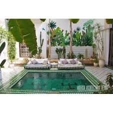 Moroccan Pool Tile Mediterranean Swimming Pool Tiles