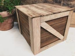 Rustic Oak Wood Storage Crate With Lid Wooden Box With Lid Etsy Wooden Box With Lid Wooden Crates With Lids Crate Decor