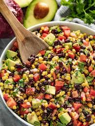 Black Bean And Corn Salad Recipe With Italian Dressing Simple Black Bean And Corn Salad Recipe Stuffed Peppers Corn Salads Spicy Recipes