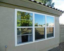 Triple Wide Single Hung Window Mulled Together Windows Windows And Doors Single Hung Windows