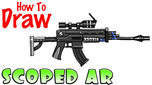 Learn how to draw well with normal drawing channel videos simple and creative tips and tricks to improve, enhance and even learn how to paint. Fortnite Guns Drawing Easy Jak Grac W Fortnite Mobile