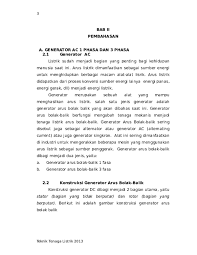 Sebuah generator ac 3 fase, hub.y, 60 hz, 500 kva, 2300 v. Doc Motor Sinkron Dan Motor Induksi Andreas Matulandi Academia Edu
