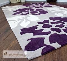 Grey Purple And Cream Modern New Luxury Rug 2 Sizes Purple Home Decor Purple Home Purple Living Room