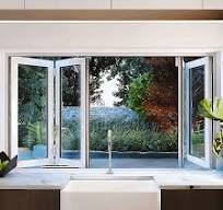 96" Wide Bi-Fold Pass Through Window - Multiple Heights - 36 In l 3' H /  Galaxy
