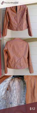 Brown Faux Leather Jacket Brown Faux Leather Jacket Leather Jacket Faux Leather Jackets