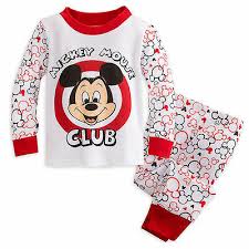 Disney Store Mickey Mouse Club Baby Boys Pj Pal Pajamas Size 0 3 3 6 Months New Ebay