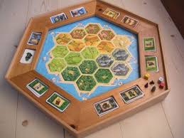 Settlers Of Catan Turntable Board And Card Holder Hand Crafted From Cedar And Hemlock Settlers Of Catan Handmade Games Catan
