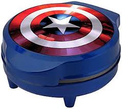 Black Decker Bpact10wt Portable Air Conditioner Marvel Captain America Waffle Maker Qvc Com In 2020 Captain America Marvel Captain America Captain America Shield