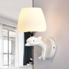 Bouquet wall light sconce with flowers and leaves at romantic color for bedroom side lighting or children room. Wall Lights For Kids Bedroom Online