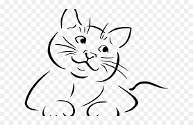 Cat face svg cute cat cut file kawaii cats black white decal cutting file kitty digital stamp funny animal pet vector eps dxf cricut vinyl. Siamese Cat Clipart Face Cat Face Line Art Hd Png Download Vhv