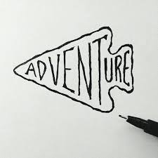 Adventure Awaits Just Got To Grab It Easy Drawings Lettering Drawings