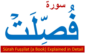 وَإِذْ يُرِيكُمُوهُمْ إِذِ الْتَقَيْتُمْ فِي أَعْيُنِكُمْ قَلِيلًا وَيُقَلِّلُكُمْ فِي أَعْيُنِهِمْ لِيَقْضِيَ اللَّهُ أَمْرًا كَانَ مَفْعُولًا ۗ وَإِلَى اللَّهِ tafsirq.com. Islam My Ultimate Decision Surah Fussilat Explained In Detail Exegesis Of 41st Chapter Of The Holy Quran