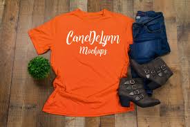 Tshirt Mockup Mockup Shirt Orange T Shirt Mockup Mockup Etsy Orange T Shirts Orange Shirt Acceptance Shirts