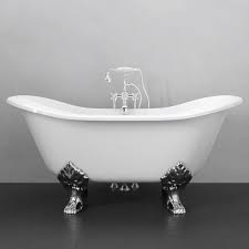 Check out the iron works historic 66 in. 61 Beasley Cast Iron Double Slipper Clawfoot Tub Magnus Home Products