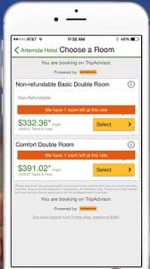 Tripadvisor Mobile App Trip Advisor Hotel Price Price Book