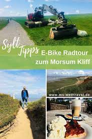 Tagesausflug Sylt Mit Dem E Bike Zum Morsum Kliff In 2020 Sylt Tipps Fahrradtour Insel Urlaub