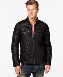 Buffalo David Bitton Turtle Faux Leather Jacket Coats Jackets Men Macy S Leather Jacket Faux Leather Jackets Leather Jackets Online