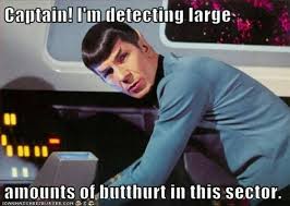 Butthurt Star Trek Funny Spock Quotes Leonard Nimoy
