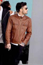 Zayn Malik Brown Leather Jacket Mens Leather Jackets On Sale Movies Leather Jackets In Usa Uk Canada Australia Brown Leather Jacket Leather Jacket Men Leather Jacket