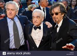 It was the italian premiere of righteous kill. the crowds stretched all along the red carpet on a september day in 2008, shouting his name and gripping stills of the a… Al Pacino Robert De Niro Martin Scorsese Die Iren Closing Night Gala Bfi London Film Festival Odeon Luxe Leicester Square London Grossbritannien Stockfotografie Alamy
