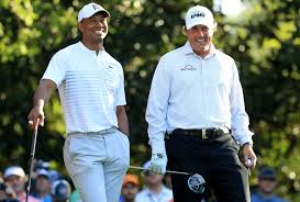 It's been fun for golf fans to witness the transformation in real time, but there was one thing (apart from the picture, obviously) that stood out in. Tiger Woods And Phil Mickelson Warm Up Together And To Each Other The New York Times