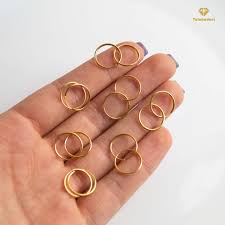 گوشواره طلا حلقه ای - طلاکادویی